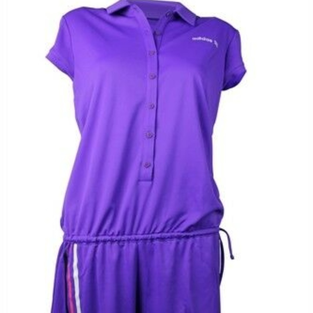 EUC Adidas Women's Performance Polo Romper